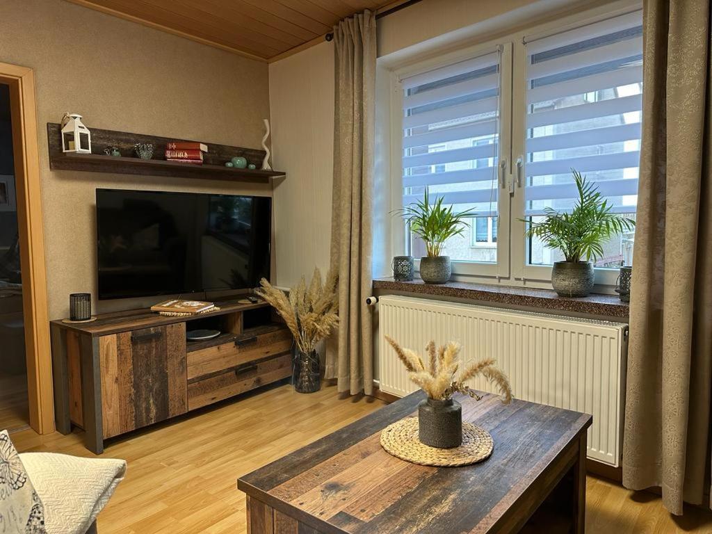 Christels Ferienwohnung 2 In Thale Mit Ueberdachter Terrasse, Kueche Mit Tv & Geschirrspueler Exterior foto